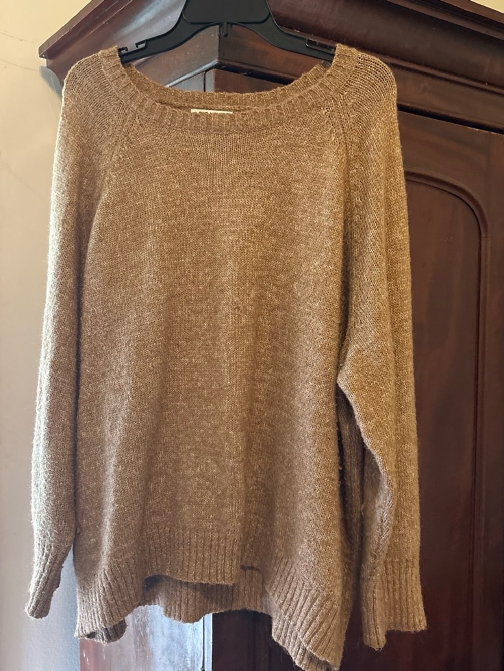 Old Navy Taupe/Brown Lightweight Crewneck Sweater